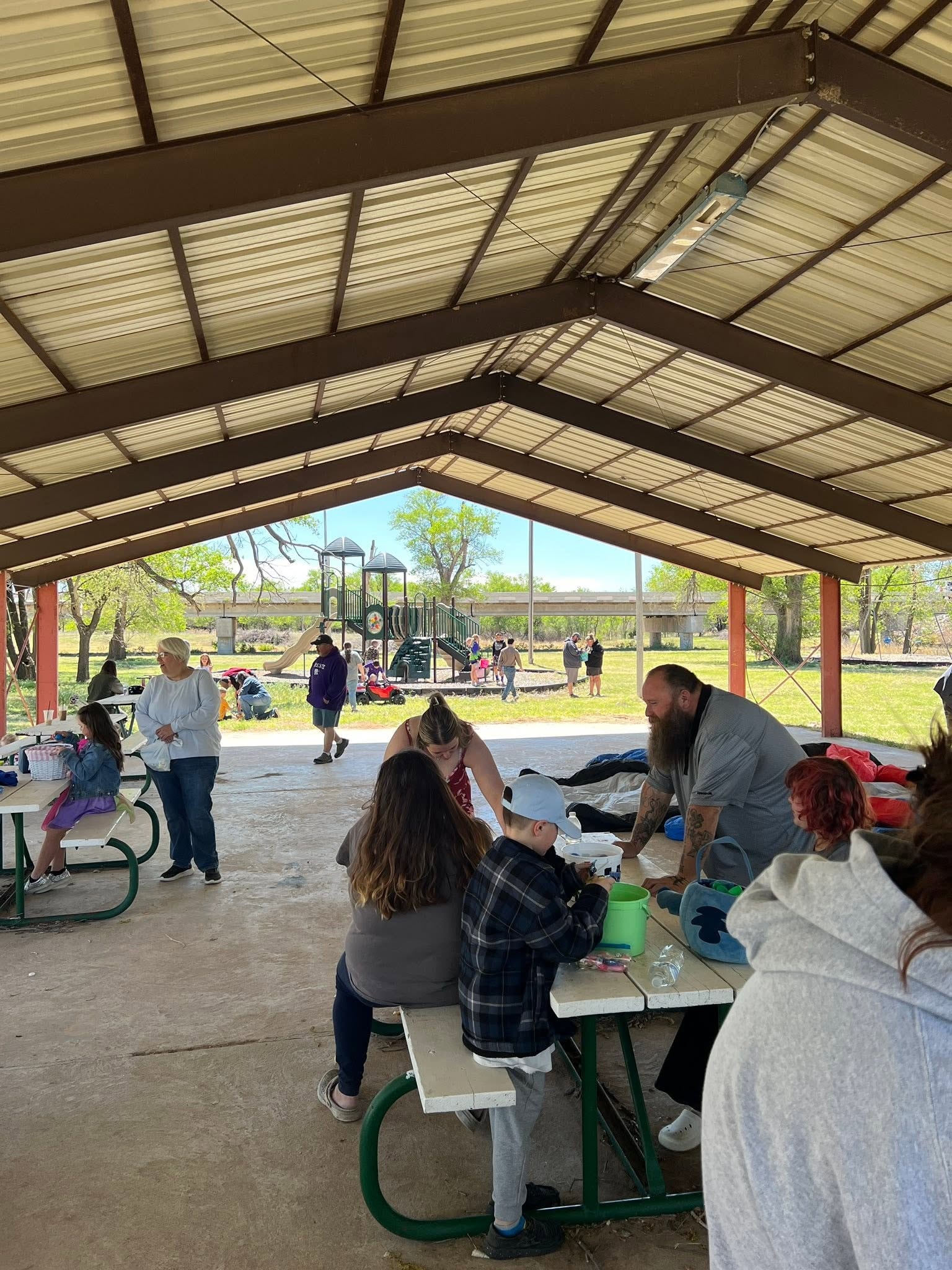 Adults in a small group Bible study